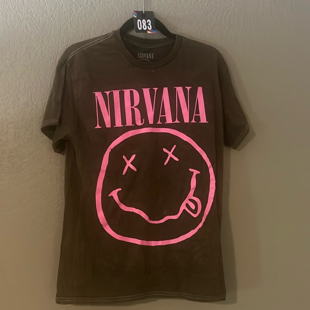 83. Brown Nirvana Tee NWOT